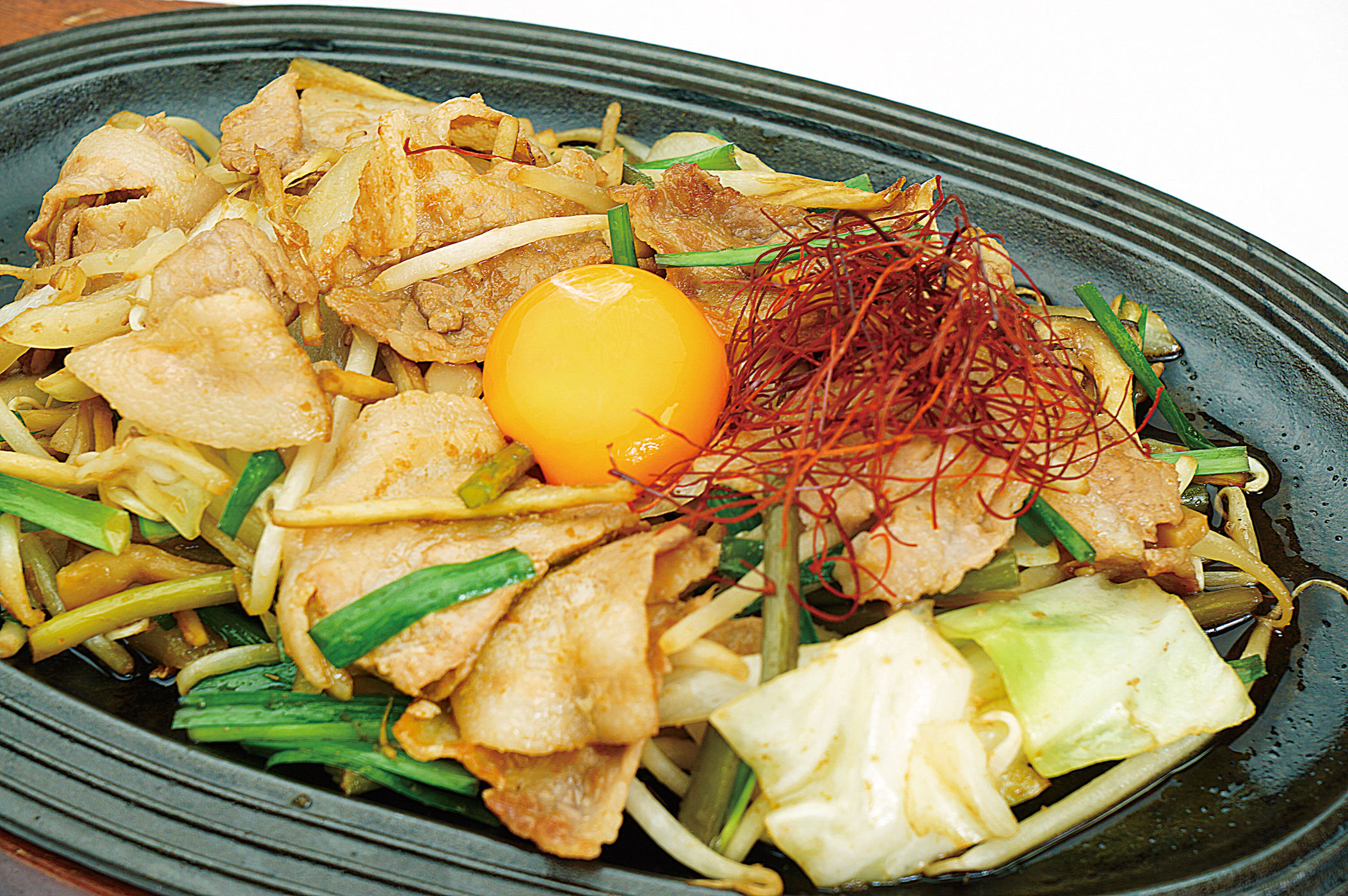 【おつまみ】黒豚と野菜の鉄板焼き_サイズ変更